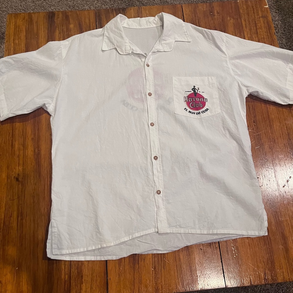 Vintage Havana Club Beach Shirt